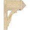 Ekena Millwork Balboa Arts & Crafts Rough Sawn Outlooker, Douglas Fir, 8"W x 14"D x 18"H OUT08X14X18BOA03RDF - alternate 3